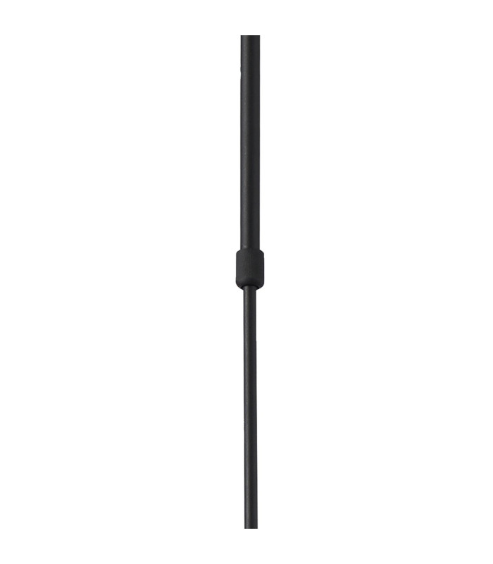 Worcester Swing Arm Telescopic Pendant 5 Light E14 Satin Nickel/Satin Black/Amber Twisted Cylinder Glass-7