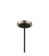 Worcester Swing Arm Telescopic Pendant 5 Light E14 Satin Nickel/Satin Black/Smoke Fade Wine Glass Glass-5