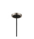 Worcester Swing Arm Telescopic Pendant 5 Light E14 Satin Nickel/Satin Black/White Round Speckled Glass-7