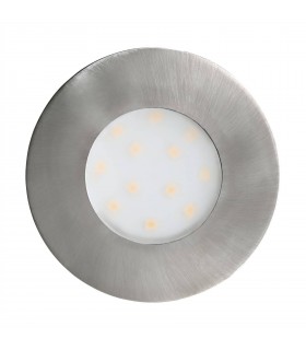 LED Outdoor Recessed Spotlight Satin Nickel IP44 - 1