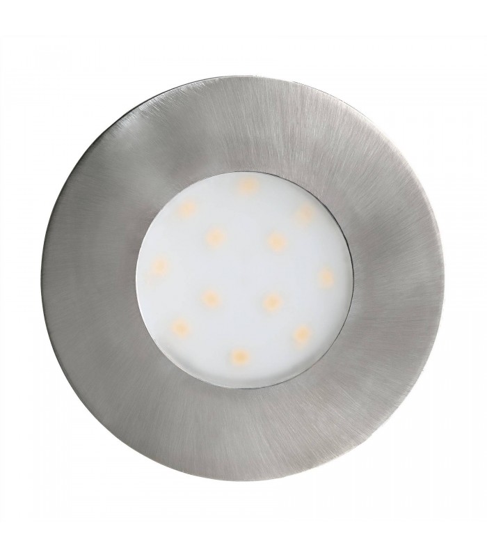 LED Outdoor Recessed Spotlight Satin Nickel IP44 - 1
