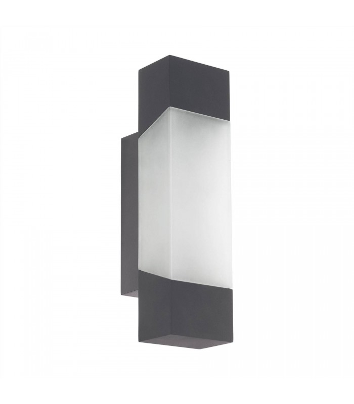 LED Outdoor Flush Wall Light Anthracite IP44 - 1