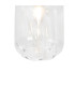 Worcester 60cm Swing Arm Flush Ceiling 3 Light E14 Brass/Satin Black/Clear Striped Cylinder Glass-9