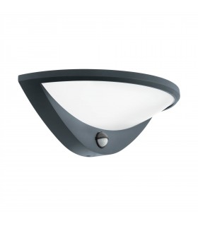 LED Outdoor Wall Light with PIR Motion + Dawn / Dusk Sensor Anthracite IP44 - 1