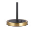Worcester Swing Arm Table Lamp 1 Light E14 Brass/Satin Black/Clear Striped Cylinder Glass-7