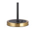 Worcester Swing Arm Table Lamp 1 Light E14 Brass/Satin Black/Smoke Striped Cylinder Glass-7