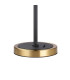 Worcester Swing Arm Table Lamp 1 Light E14 Brass/Satin Black/Smoke Twisted Cylinder Glass-7