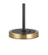 Worcester Swing Arm Table Lamp 1 Light E14 Brass/Satin Black/Amber Uniform Dimple Cylinder Glass-8