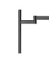 Worcester Swing Arm Table Lamp 1 Light E14 Brass/Satin Black/Clear Uniform Dimple Cylinder Glass-6