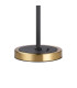 Worcester Swing Arm Table Lamp 1 Light E14 Brass/Satin Black/Smoke Fade Wine Glass Glass-7