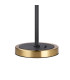 Worcester Swing Arm Table Lamp 1 Light E14 Brass/Satin Black/Amber Plated Round Segment Glass-8