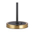 Worcester Swing Arm Table Lamp 1 Light E14 Brass/Satin Black/Clear Round Textured Diamond Pattern Glass-7