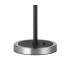 Worcester Swing Arm Table Lamp 1 Light E14 Satin Nickel/Satin Black/Clear Striped Cylinder Glass-6