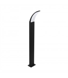 LED Outdoor Tall Bollard Light Black IP44 - 1