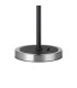 Worcester Swing Arm Table Lamp 1 Light E14 Satin Nickel/Satin Black/Smoke Striped Cylinder Glass-6