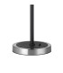 Worcester Swing Arm Table Lamp 1 Light E14 Satin Nickel/Satin Black/Amber Twisted Cylinder Glass-6