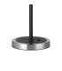 Worcester Swing Arm Table Lamp 1 Light E14 Satin Nickel/Satin Black/Clear Twisted Cylinder Glass-6