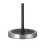 Worcester Swing Arm Table Lamp 1 Light E14 Satin Nickel/Satin Black/Smoke Twisted Cylinder Glass-6