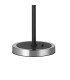 Worcester Swing Arm Table Lamp 1 Light E14 Satin Nickel/Satin Black/Amber Uniform Dimple Cylinder Glass-6