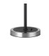 Worcester Swing Arm Table Lamp 1 Light E14 Satin Nickel/Satin Black/Clear Uniform Dimple Cylinder Glass-7