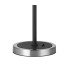 Worcester Swing Arm Table Lamp 1 Light E14 Satin Nickel/Satin Black/Smoke Uniform Dimple Cylinder Glass-6