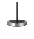 Worcester Swing Arm Table Lamp 1 Light E14 Satin Nickel/Satin Black/Amber Fade Wine Glass Glass-6