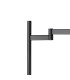 Worcester Swing Arm Table Lamp 1 Light E14 Satin Nickel/Satin Black/Smoke Plated Round Segment Glass-6