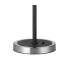 Worcester Swing Arm Table Lamp 1 Light E14 Satin Nickel/Satin Black/Smoke Plated Round Segment Glass-7