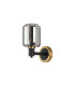 Worcester Wall Light 1 Light E14 Brass/Satin Black/Smoke Striped Cylinder Glass-5