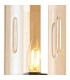 Worcester Wall Light 1 Light E14 Brass/Satin Black/Amber Uniform Dimple Cylinder Glass-8