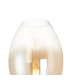 Worcester Wall Light 1 Light E14 Brass/Satin Black/Amber Fade Wine Glass Glass-8