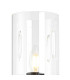 Worcester Wall Light 1 Light E14 Satin Nickel/Satin Black/Clear Uniform Dimple Cylinder Glass-5