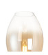 Worcester Wall Light 1 Light E14 Satin Nickel/Satin Black/Amber Fade Wine Glass Glass-7