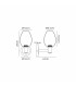 Worcester Wall Light 1 Light E14 Satin Nickel/Satin Black/Smoke Fade Wine Glass Glass-2