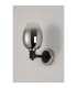 Worcester Wall Light 1 Light E14 Satin Nickel/Satin Black/Smoke Fade Wine Glass Glass-9