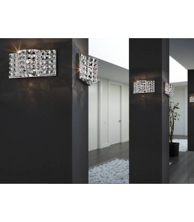 Crystal Wall Lamp Chrome, G9 - 1