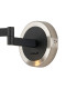 Worcester Adjustable Swing Arm Wall Light 1 Light E14 Satin Nickel/Satin Black/Smoke Fade Wine Glass Glass-5