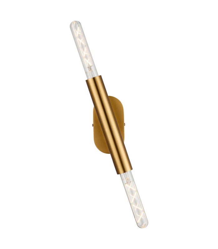 Jackson 2 Light Adjustable Ceiling/Wall E27 Antique Gold-1