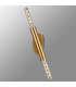 Jackson 2 Light Adjustable Ceiling/Wall E27 Antique Gold-3