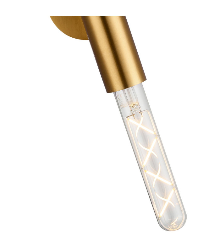 Jackson 2 Light Adjustable Ceiling/Wall E27 Antique Gold-7