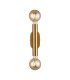 Jackson 2 Light Adjustable Ceiling/Wall E27 Antique Gold-9
