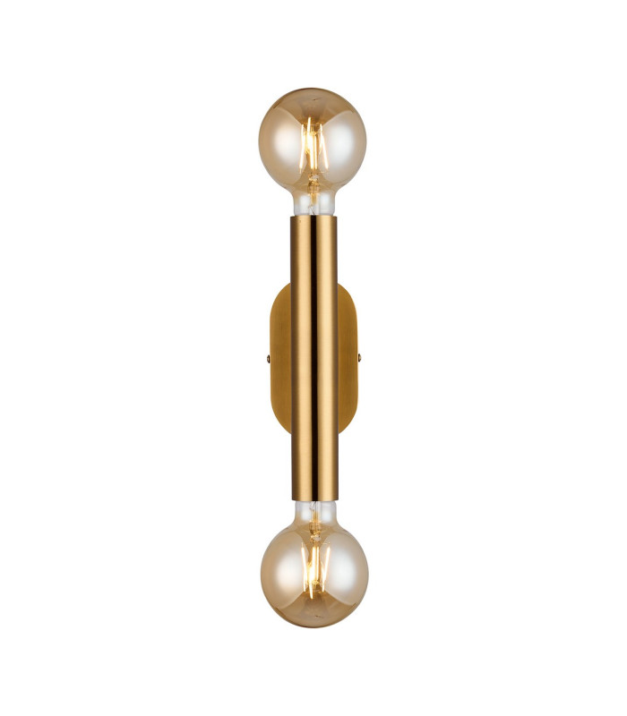 Jackson 2 Light Adjustable Ceiling/Wall E27 Antique Gold-9
