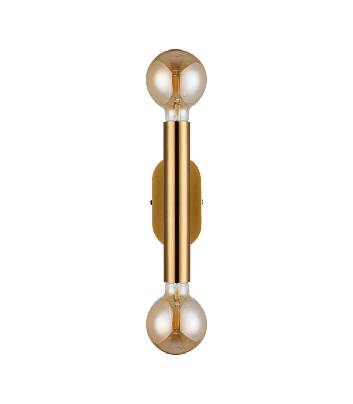 Jackson 2 Light Adjustable Ceiling/Wall E27 Antique Gold-10