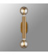 Jackson 2 Light Adjustable Ceiling/Wall E27 Antique Gold-15