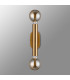 Jackson 2 Light Adjustable Ceiling/Wall E27 Antique Gold-16
