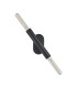 Jackson 2 Light Adjustable Ceiling/Wall E27 Satin Black-4