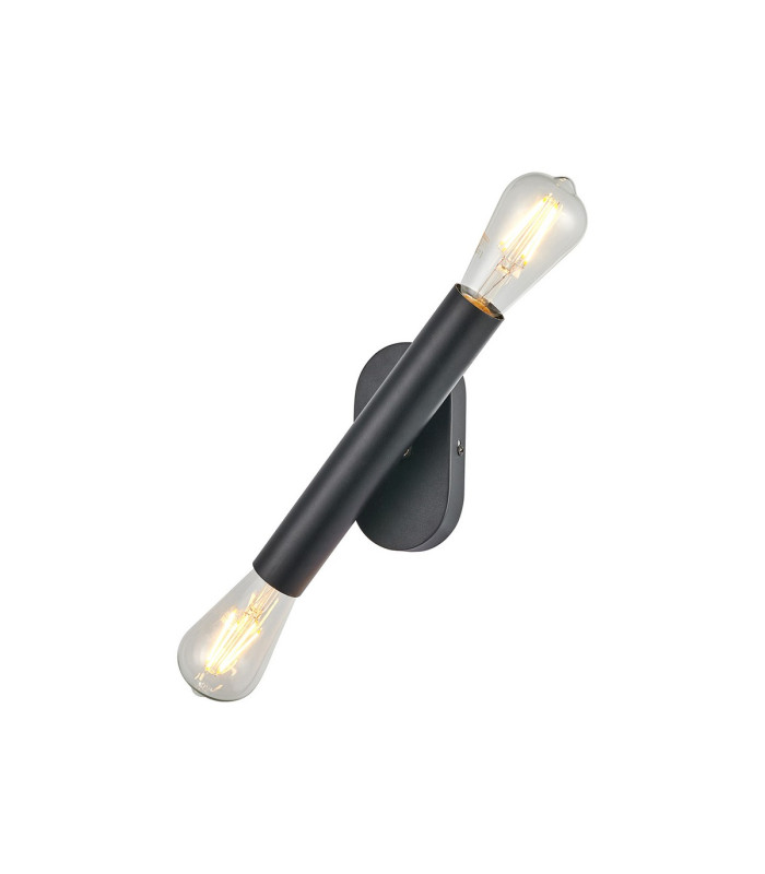 Jackson 2 Light Adjustable Ceiling/Wall E27 Satin Black-5