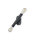 Jackson 2 Light Adjustable Ceiling/Wall E27 Satin Black-9