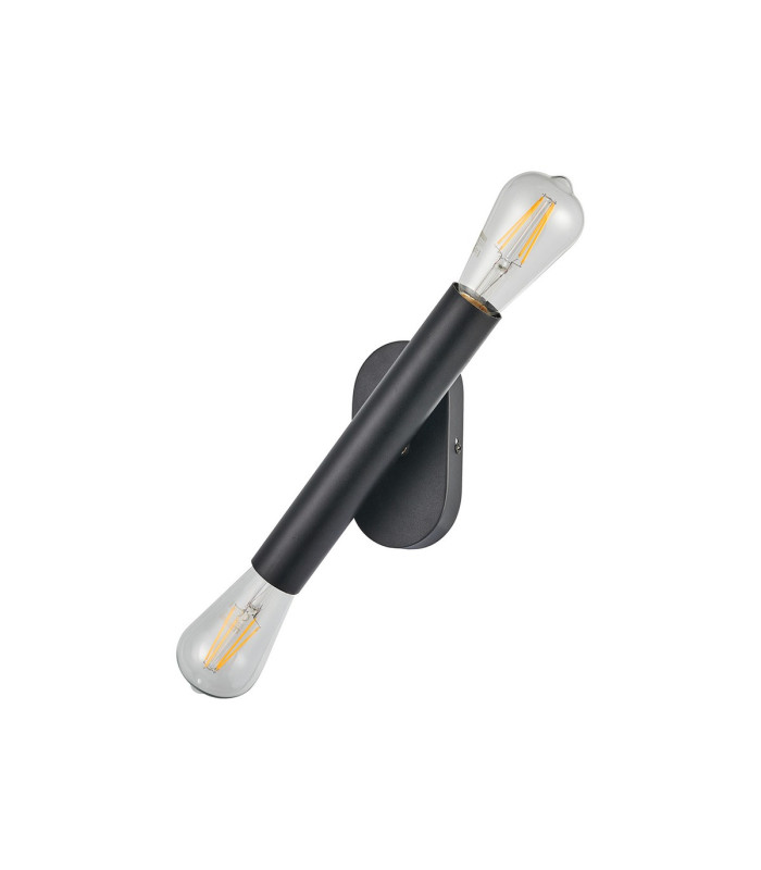 Jackson 2 Light Adjustable Ceiling/Wall E27 Satin Black-9