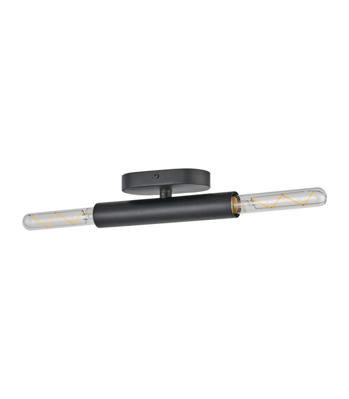 Jackson 2 Light Adjustable Ceiling/Wall E27 Satin Black-11